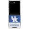 University of Kentucky Jersey Split Galaxy Z Flip6 Clear Case