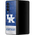 University of Kentucky Jersey Split Galaxy Z Fold3 5G Skin