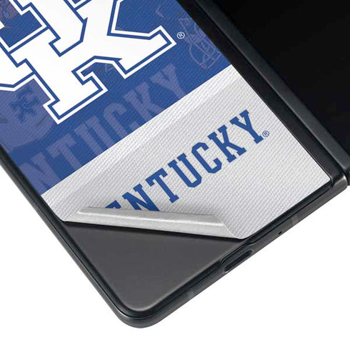 University of Kentucky Jersey Split Galaxy Z Fold3 5G Skin