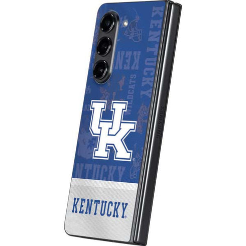 University of Kentucky Jersey Split Galaxy Z Fold5 5G Skin