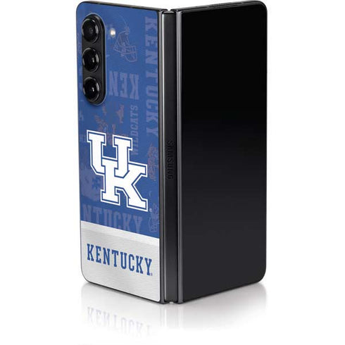 University of Kentucky Jersey Split Galaxy Z Fold5 5G Skin
