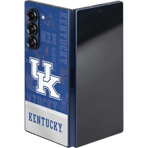 University of Kentucky Jersey Split Galaxy Z Fold6 Skin