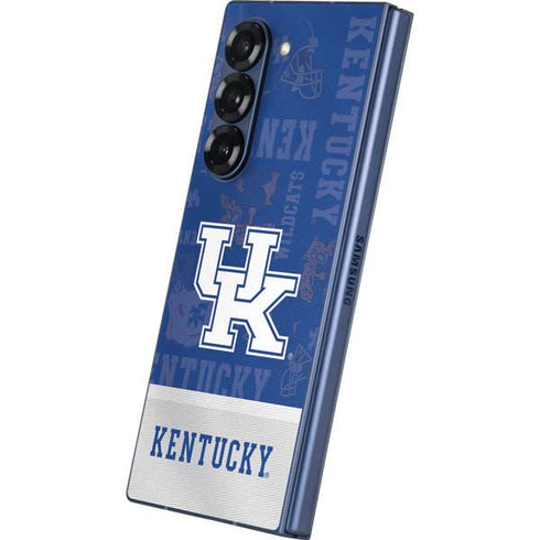 University of Kentucky Jersey Split Galaxy Z Fold6 Skin