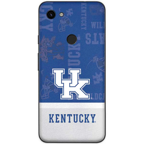University of Kentucky Jersey Split Google Pixel 3a Skin