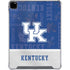 University of Kentucky Jersey Split iPad Pro 12.9in (2020) Clear Case