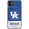 University of Kentucky Jersey Split iPhone 11 Clear Case