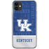 University of Kentucky Jersey Split iPhone 11 Clear Case