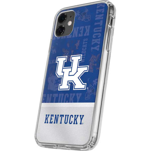 University of Kentucky Jersey Split iPhone 11 Clear Case
