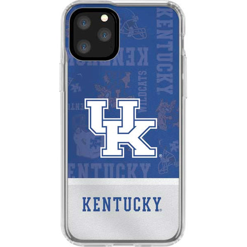 University of Kentucky Jersey Split iPhone 11 Pro Clear Case