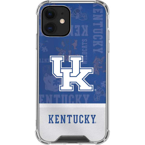 University of Kentucky Jersey Split iPhone 12 Clear Case