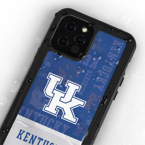 University of Kentucky Jersey Split iPhone 12 Pro Waterproof Case