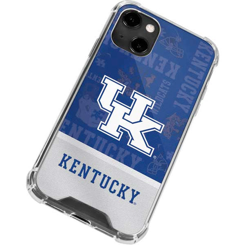 University of Kentucky Jersey Split iPhone 13 Clear Case