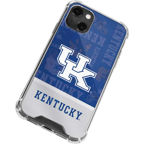 University of Kentucky Jersey Split iPhone 13 Mini Clear Case