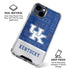 University of Kentucky Jersey Split iPhone 14 Plus Clear Case