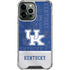 University of Kentucky Jersey Split iPhone 14 Pro Max Clear Case