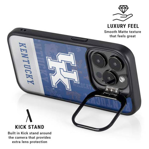 University of Kentucky Jersey Split iPhone 14 Pro Max Kickstand Case