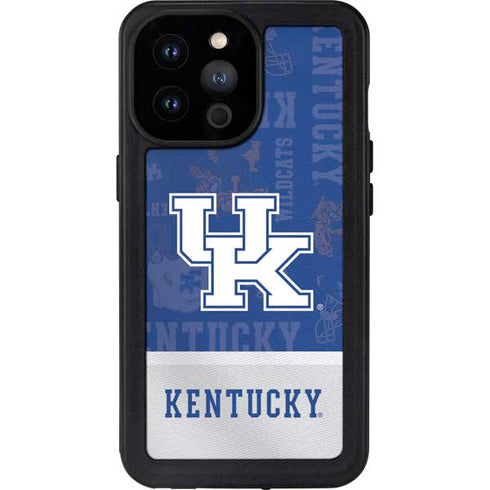 University of Kentucky Jersey Split iPhone 14 Pro Max Waterproof Case