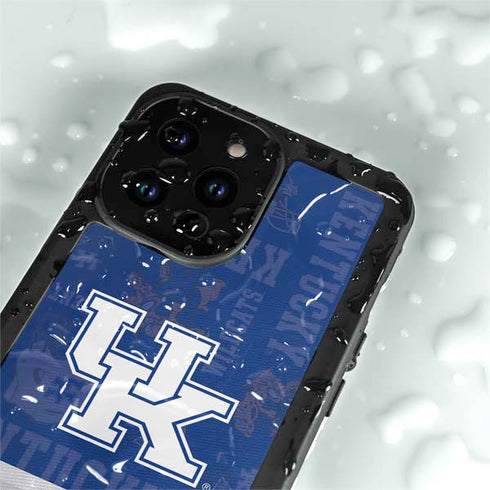 University of Kentucky Jersey Split iPhone 14 Pro Max Waterproof Case