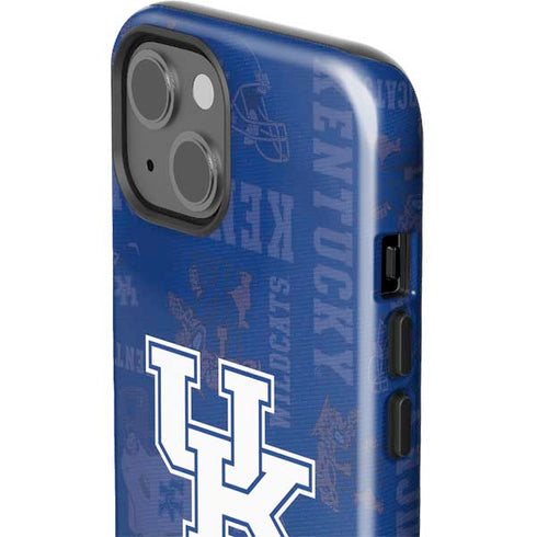 University of Kentucky Jersey Split iPhone 15 Plus Impact Case