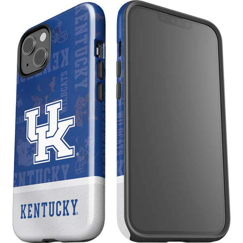 University of Kentucky Jersey Split iPhone 15 Plus Impact Case