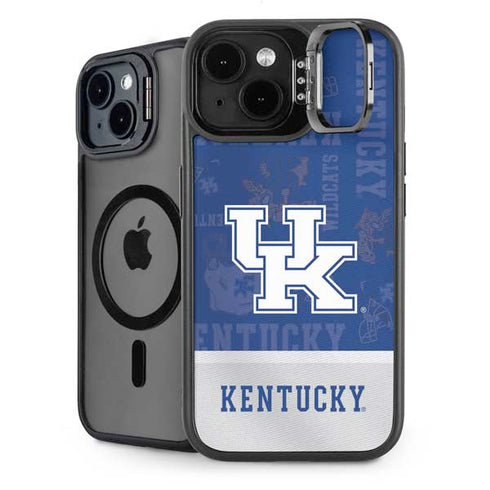 University of Kentucky Jersey Split iPhone 15 Plus Kickstand Case