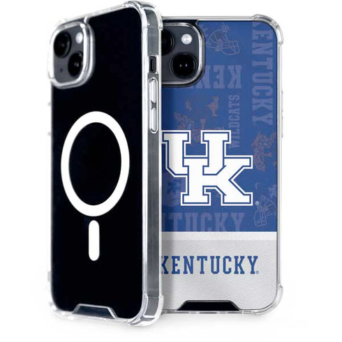 University of Kentucky Jersey Split iPhone 15 Plus MagSafe Case