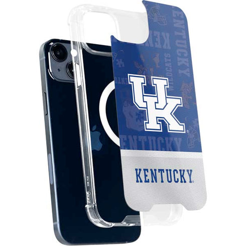 University of Kentucky Jersey Split iPhone 15 Plus MagSafe Case