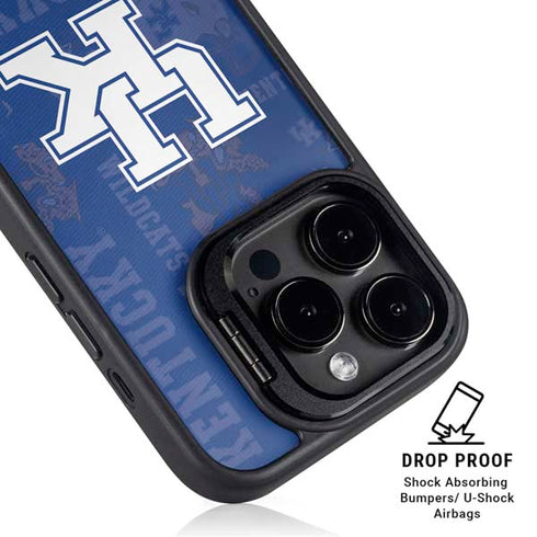 University of Kentucky Jersey Split iPhone 15 Pro Kickstand Case