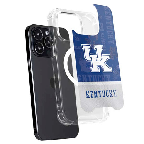 University of Kentucky Jersey Split iPhone 15 Pro MagSafe Case