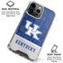 University of Kentucky Jersey Split iPhone 15 Pro Max Clear Case