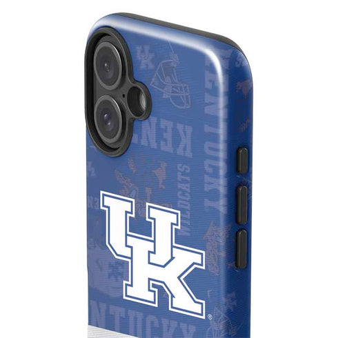 University of Kentucky Jersey Split iPhone 16 Plus Impact Case