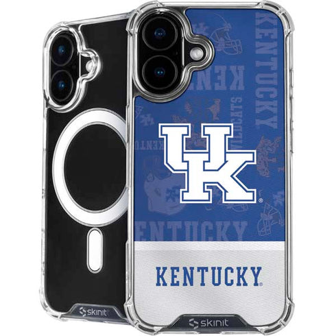 University of Kentucky Jersey Split iPhone 16 Plus MagSafe Case