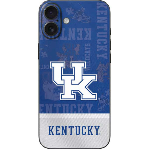 University of Kentucky Jersey Split iPhone 16 Plus Skin