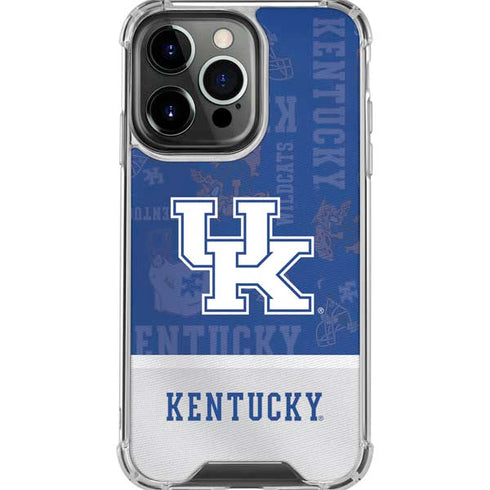 University of Kentucky Jersey Split iPhone 16 Pro Max Clear Case
