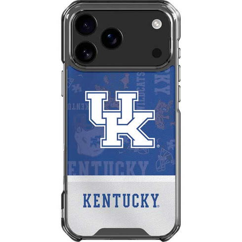 University of Kentucky Jersey Split iPhone 18 Pro Max Clear Case