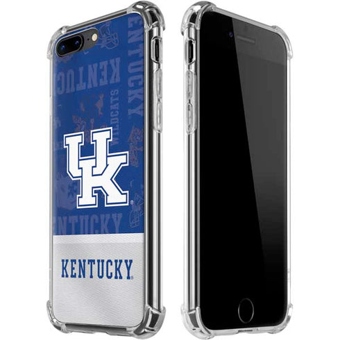 University of Kentucky Jersey Split iPhone 7/8 Plus Clear Case