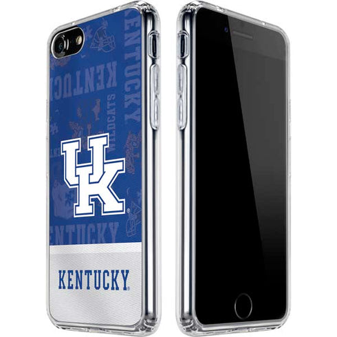 University of Kentucky Jersey Split iPhone SE (2nd & 3rd Gen) Clear Case