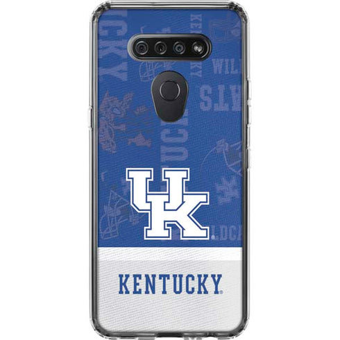 University of Kentucky Jersey Split LG K51/Q51 Clear Case
