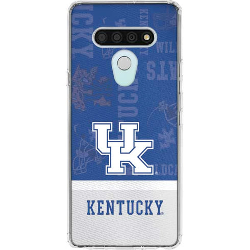 University of Kentucky Jersey Split LG Stylo 6 Clear Case