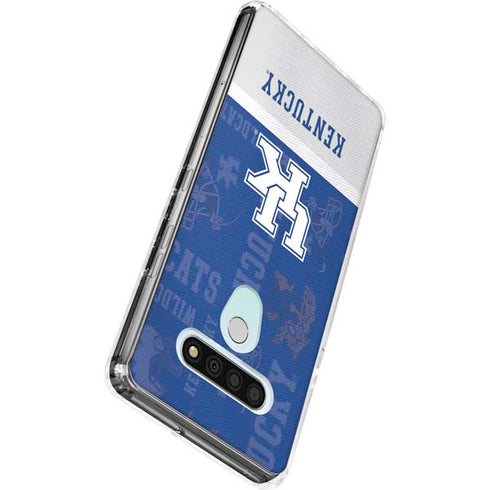 University of Kentucky Jersey Split LG Stylo 6 Clear Case