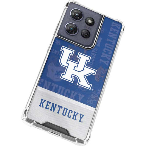 University of Kentucky Jersey Split Moto G 5G (2025) Clear Case