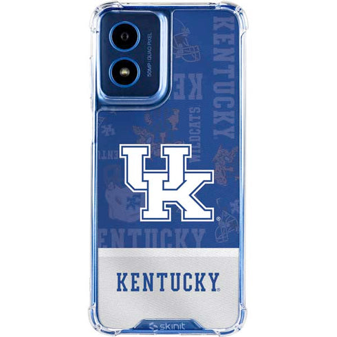 University of Kentucky Jersey Split Moto G 5G (2024) Clear Case
