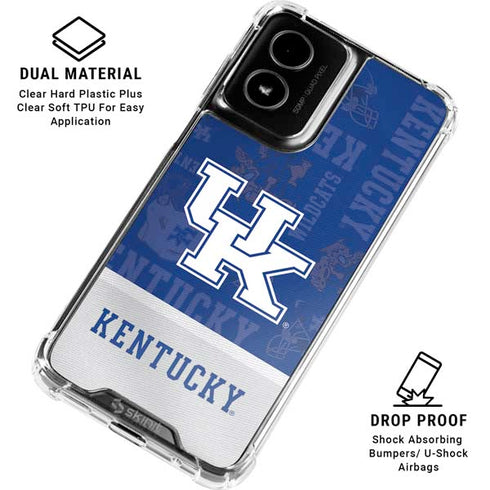 University of Kentucky Jersey Split Moto G Power 5G (2024) Clear Case