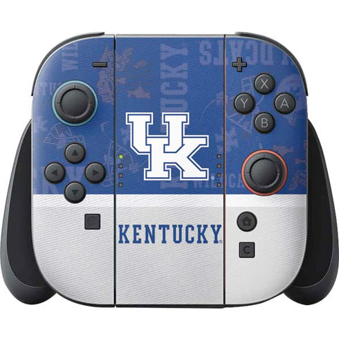 University of Kentucky Jersey Split Nintendo Switch 2 (2025) Joy-Con Controller Skin