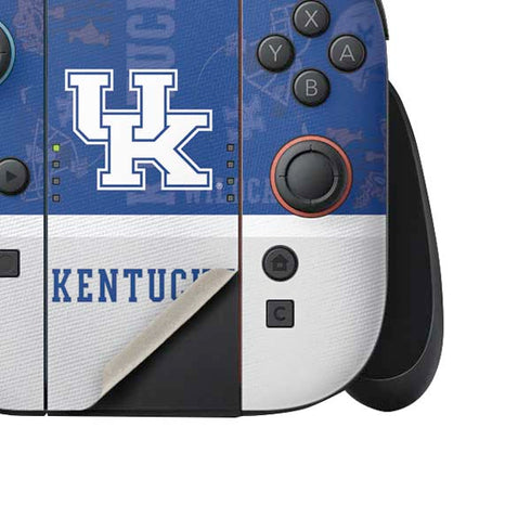 University of Kentucky Jersey Split Nintendo Switch 2 (2025) Joy-Con Controller Skin