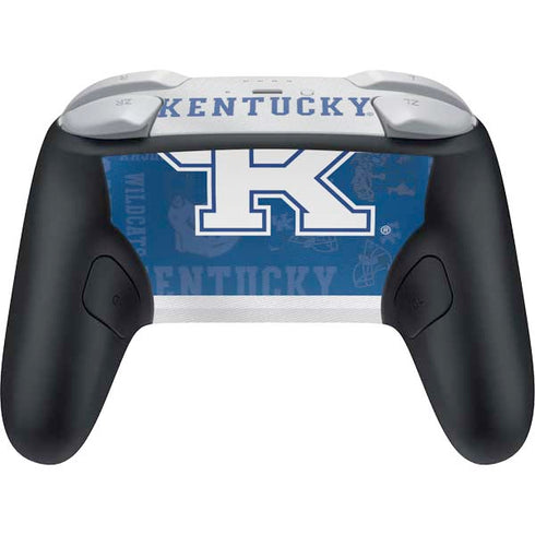 University of Kentucky Jersey Split Nintendo Switch 2 (2025) Pro Controller Skin