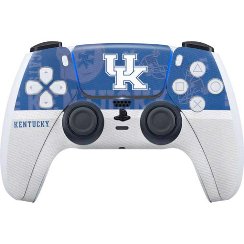 University of Kentucky Jersey Split PS5 Controller Skin