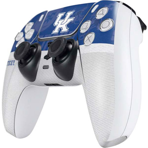 University of Kentucky Jersey Split PS5 Controller Skin