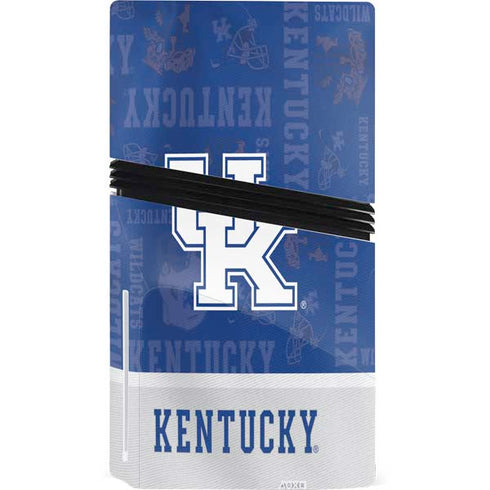 University of Kentucky Jersey Split PS5 Pro Disk Bundle Skin