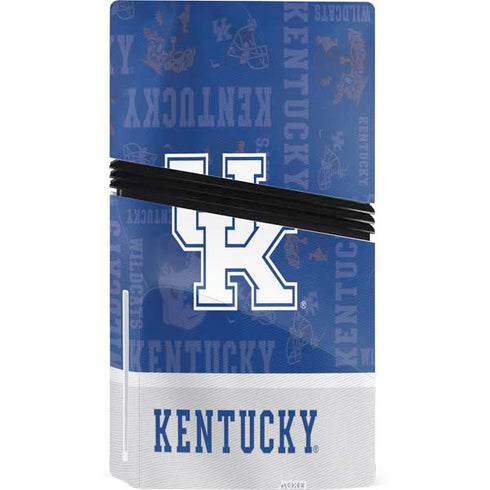 University of Kentucky Jersey Split PS5 Pro Disk Console Skin